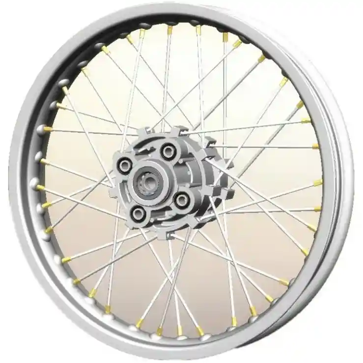 wheel rim and hub