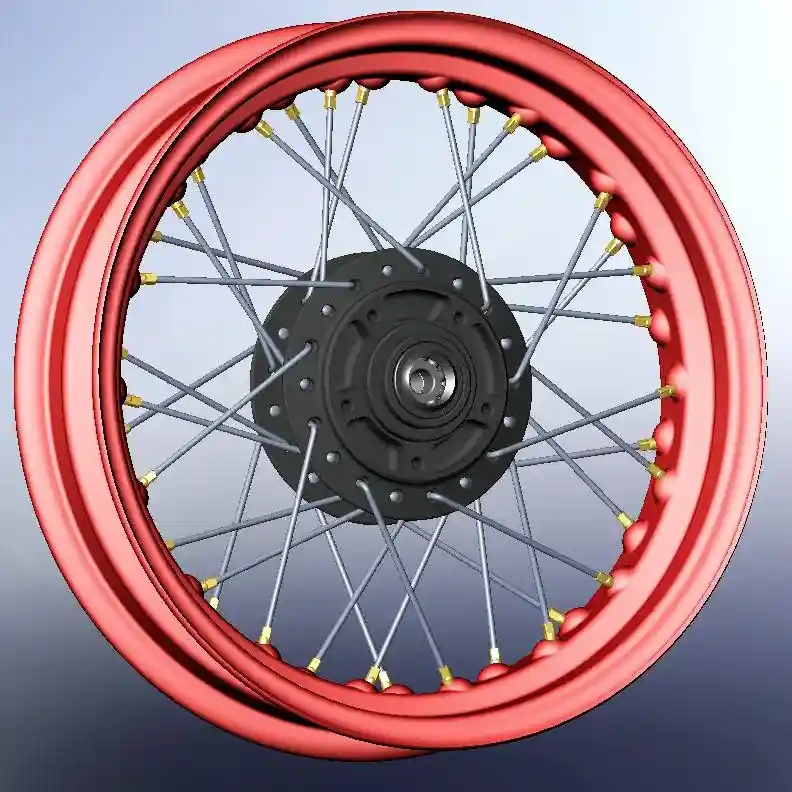 Alluminum wheel rim assembly